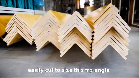 Fiberglass Pultruded Profiles FRP Angles GRP Structural Angles