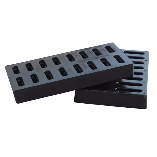 China Wholesales PVC Resin Anti-Theft Decorative Fiberglass/Plastic/Resin/BMC/SMC/FRP Square Trench Drain Gratings for Composite
